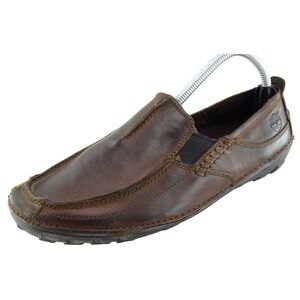 Timberland Shoes Sz 8 M‎ Brown Loafer Leather Men 5562a